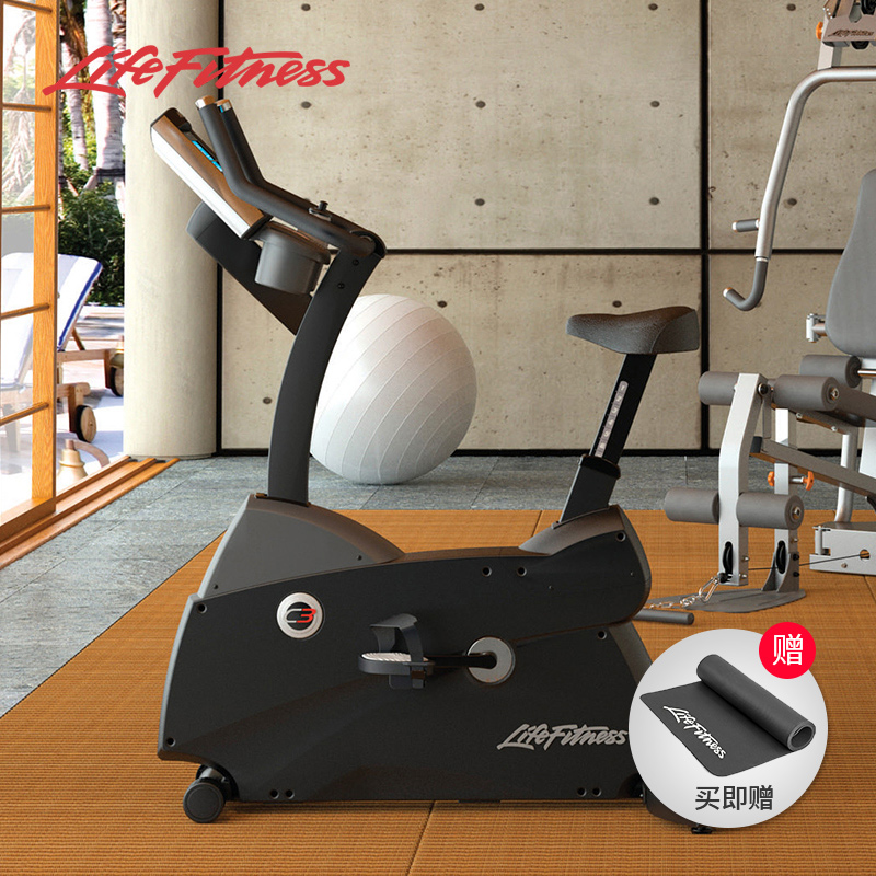 LifeFitness/力健進口直立健身車家用磁控室內踏板自行車C3