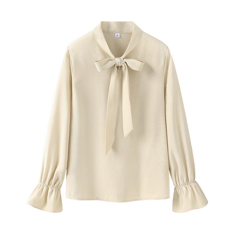 艾米恋蝴蝶结设计感小众春秋衬衫 艾米恋衬衫