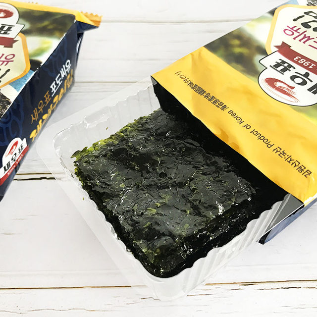 Wando Shrimp Brand Korean imported crispy children's grilled seaweed
