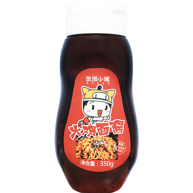 饥饿小猪火鸡面酱料350g韩国拌面酱 航成食品酱类调料