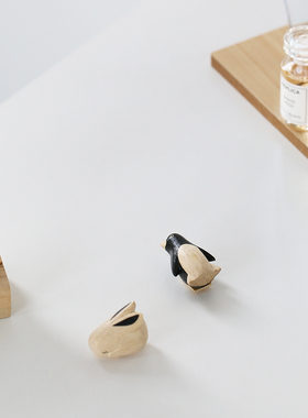 MY家 - 日本 T-lab 杂款合集 手工木刻 动物挂饰/红绳生肖摆件