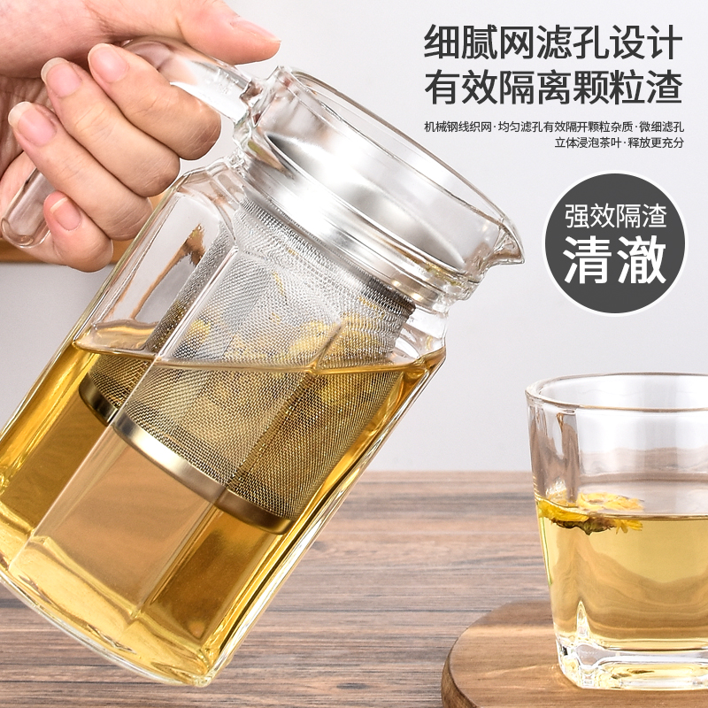 不锈钢茶滤茶漏茶叶过滤网内胆泡茶神器咖啡红茶泡茶壶茶隔配件-图0