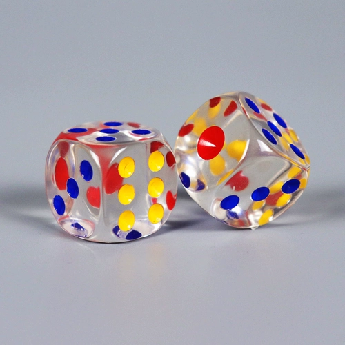 Игральные кости, большая игрушка, цвет, 30mm