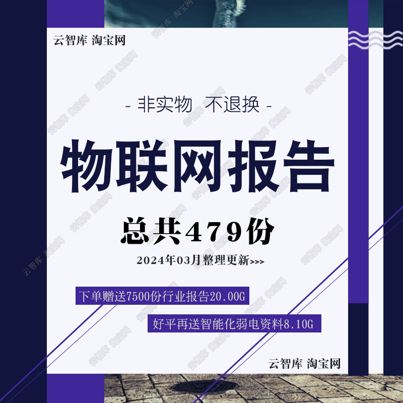 2024物联网行业研究报告NB-IoT产业链市场发展前景行业分析报告图-图0