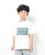 Children's pure cotton short-sleeved painting works creative round collar
