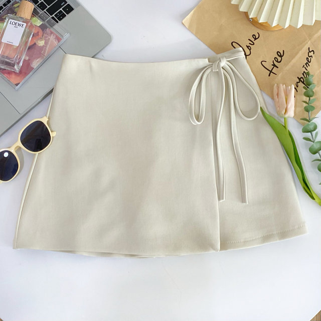 Fashionable strappy irregular skirt for women