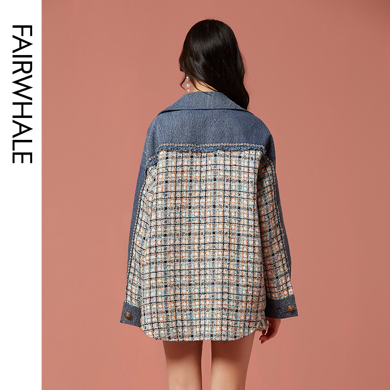 马克华菲女装2020秋新品小香风复古 马克华菲女装短外套