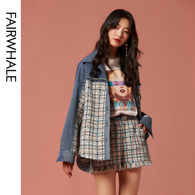 马克华菲女装2020秋新品小香风复古 马克华菲女装短外套