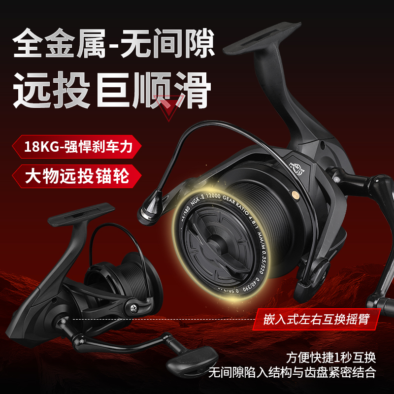 2025新型暴力锚杆远投超轻超硬矛鱼专用杆专业级大物锚鱼竿全套装 - 图3