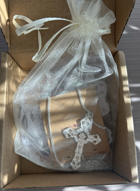 bm项链女复古朋克风大号十字架长款毛衣链国内代购brandymelville