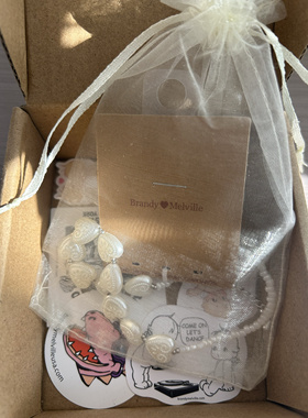 bm项链女新款爱心珍珠米珠串珠choker国内代购正品brandymelville