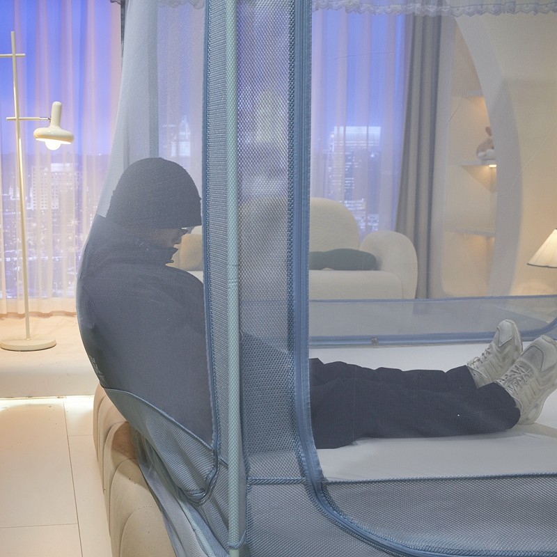 A类母婴级宝宝防摔蚊帐T门回底纹账家用卧室一体式婴儿童全包床笠,淘宝优惠券,粉丝福利购,淘宝优惠卷