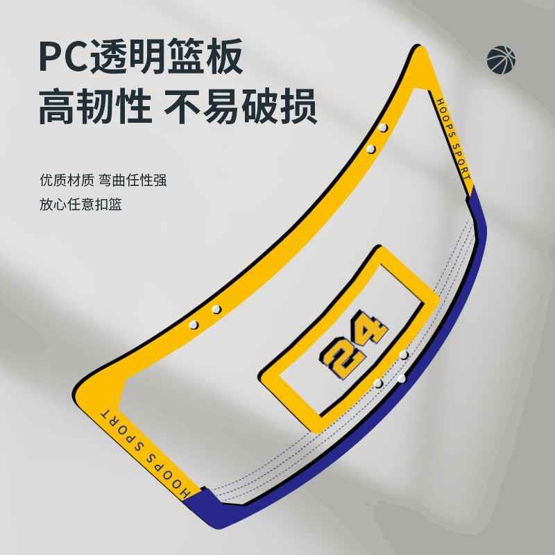 儿童篮球框室内投篮挂式宝宝篮球架1一3岁2婴儿家用球类玩具男孩-图1