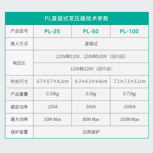 优美220v转110v变压器110v转220v日本100v美国电器120v电压转换器