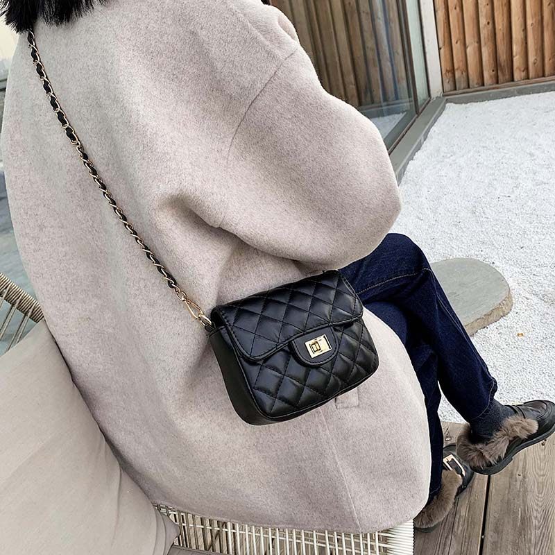 法式质感菱格小包包女包2025新款小香风单肩包小众百搭斜挎小方包,淘宝优惠券,粉丝福利购,淘宝优惠卷