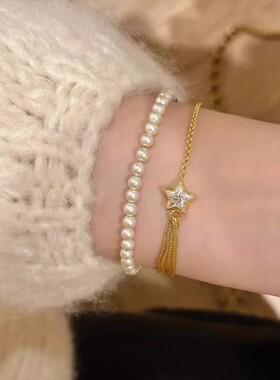 2025年新款爆款超闪彗星锆石手链女轻奢精致小众设计感手饰