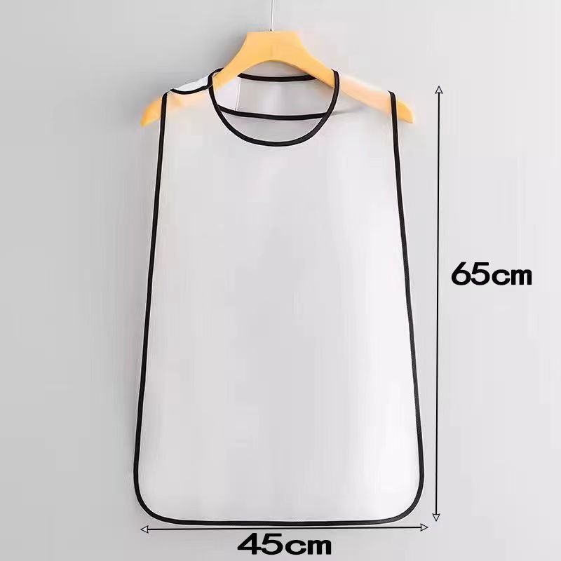 Adult eating bibs waterproof and oil-proof children's saliva towels no-wash wear-resistant and dirt-resistant bibs for adults and the elderly eating pockets