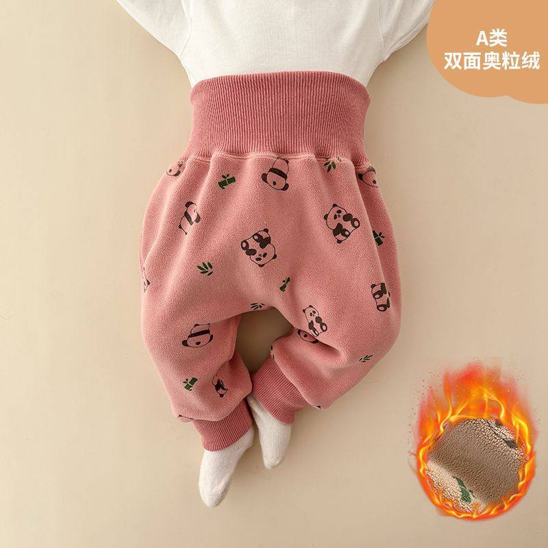 婴儿屁屁裤子秋冬加厚加绒高腰护肚裤宝宝大pp裤外穿婴幼儿冬装潮,淘宝优惠券,粉丝福利购,淘宝优惠卷