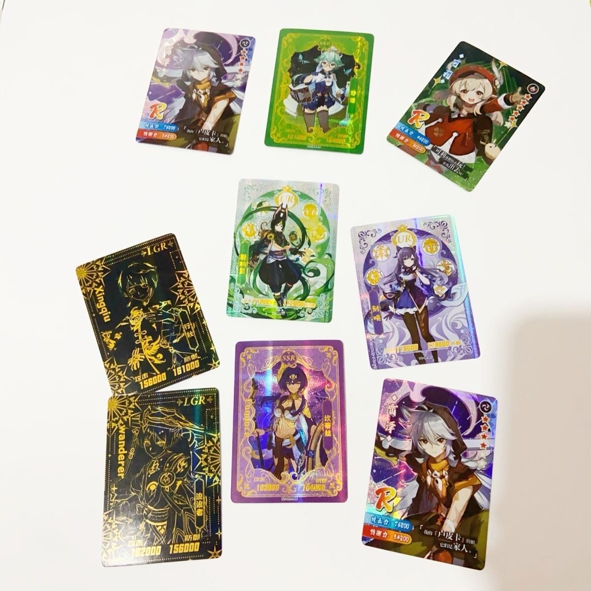 原神卡片卡牌1元2元包第5弹三周年豪华整盒游戏动漫周边收藏卡玩