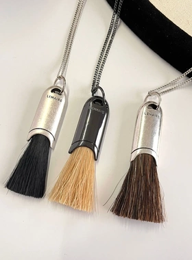 韩国车静媛同款马鬃毛流苏项链