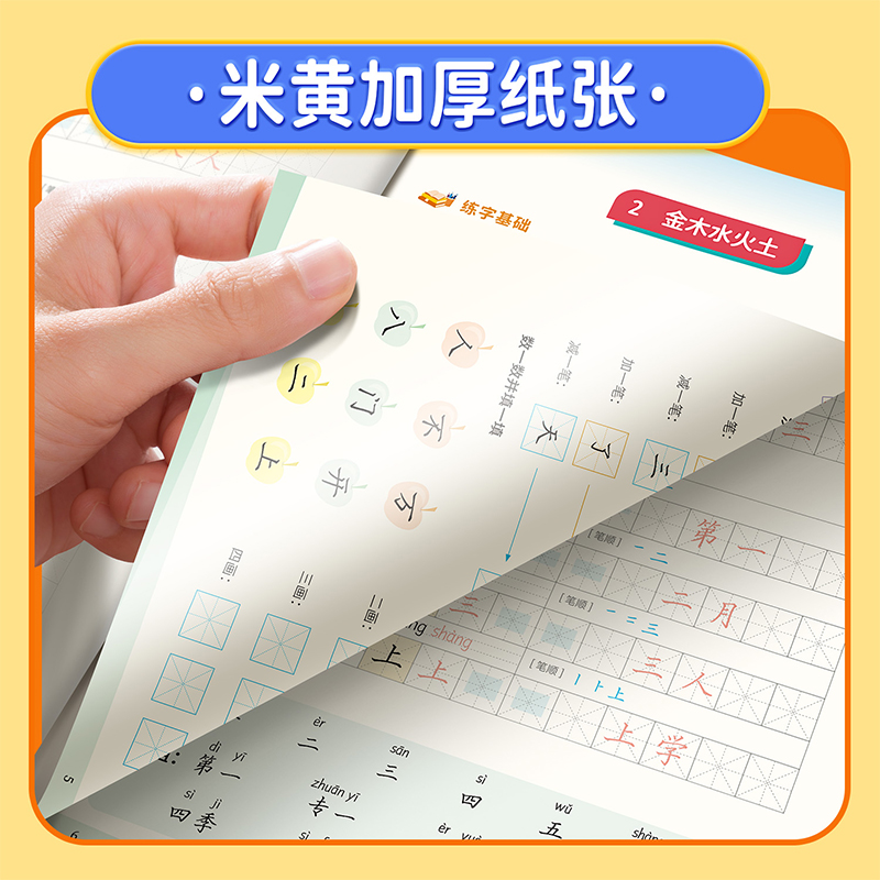 2024新版!人教版1-6年级语文同步练字帖全彩版视频教学好字通一二三四五六年级上册下册语文课本同步字帖儿童小学生专用每日一练