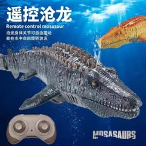 Remote control of dinosaur toy remote control Cangolong childrens toys with remote control water Cangolong charging electric drainage simulation will swing
