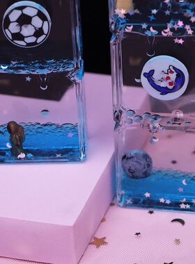 宇航员油滴滑梯动感旋转涡轮沙漏计时器儿童生日礼物学生礼精品店