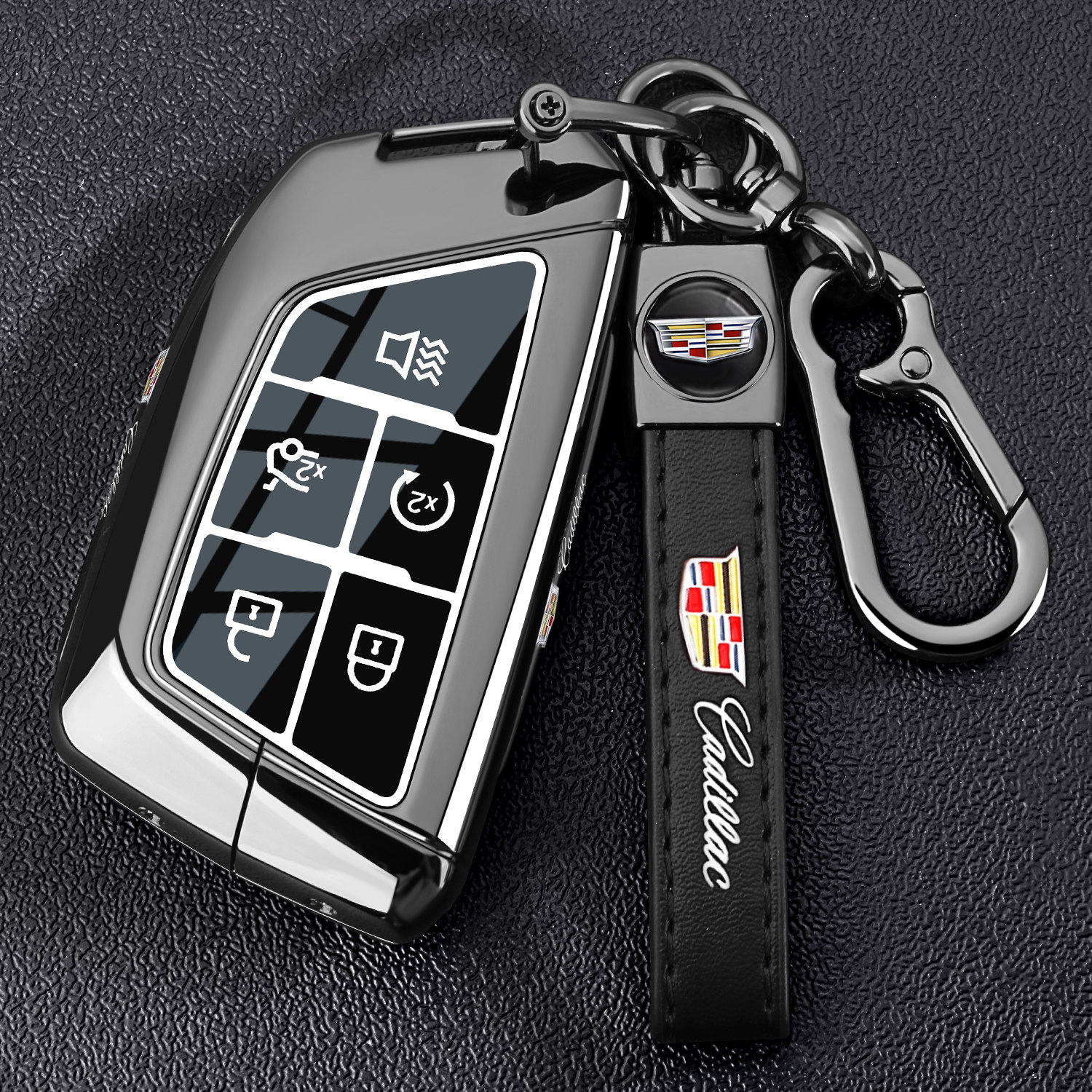 2025新凯迪拉克ct5钥匙套25款xt5汽车xt4专用ct6高级感xt6壳xts扣 - 图0