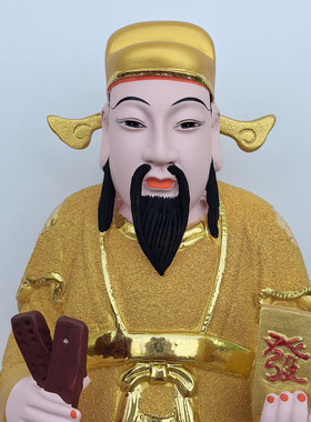 赌神像 韩信爷像偏财神树脂赌神佛像12寸赌神供奉像赌王神像赌博