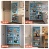 Bay blue ultra-thin perforated board storage rack