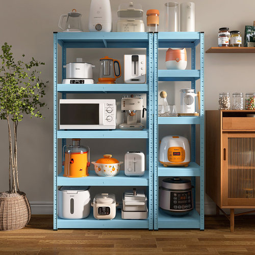 峰阳碳钢加厚厨房置物架落地式多层微波炉烤箱架子收纳储物放锅架 - 图2