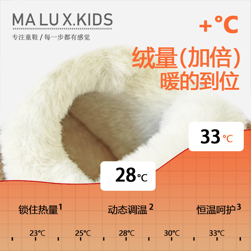 卡皮巴拉儿童雪地靴女童2025冬季新款大头棉鞋加厚面包鞋男童棉靴,淘宝优惠券,粉丝福利购,淘宝优惠卷