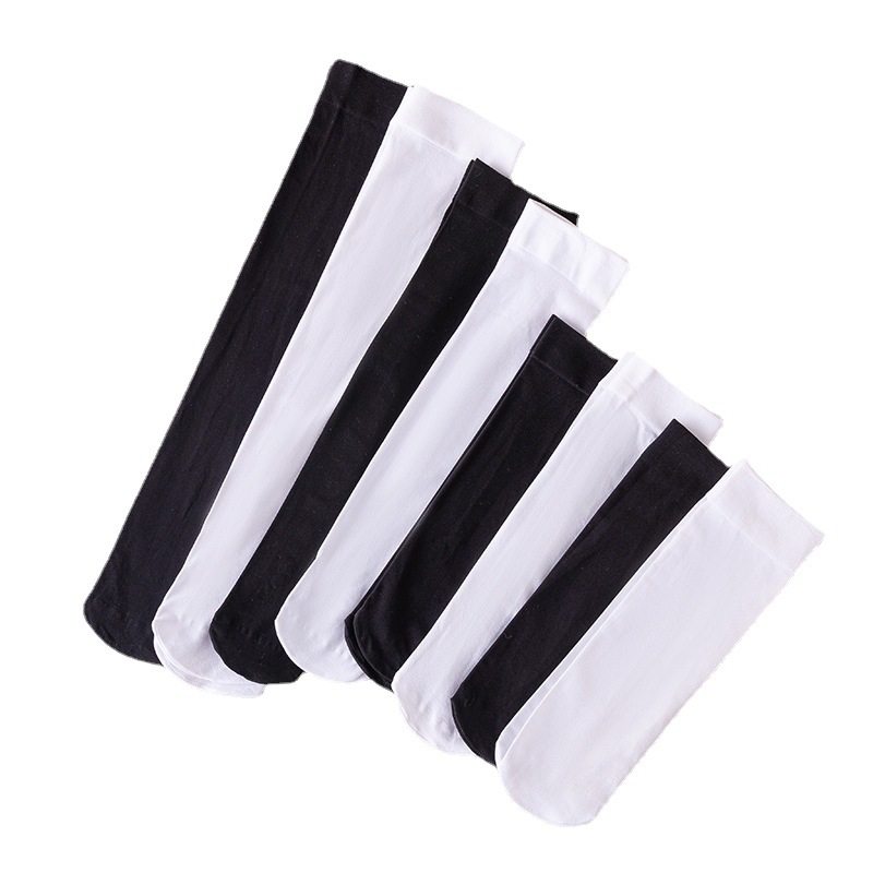 显瘦小腿袜大腿百搭天鹅绒小腿袜黑色过膝长筒大腿丝袜白色中筒袜,淘宝优惠券,粉丝福利购,淘宝优惠卷