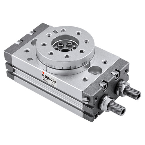精密90度180度气动MSQA摆动旋转气缸MSQB-10/20/30/50/70/100/200 - 图0