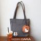 Kara cat arch & tabby cat shoulder bag handbag