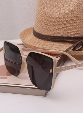 大方框简约女士防紫外线墨镜韩版