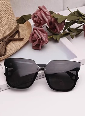 2025新款墨镜女士高级感防紫外线紫色大脸显瘦偏光太阳镜开车专用