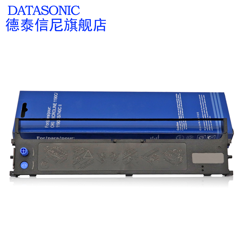 DATASONIC适用四通OKI MICROLINE 1120 1190C 1190CS 1800C 2500C 740CII针式打印机色带架含芯 油墨框盒碳带 - 图0