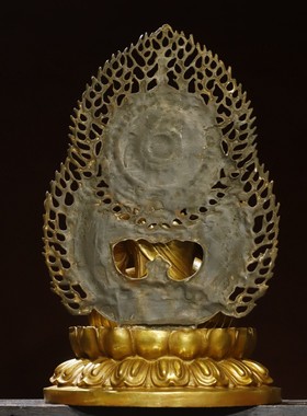 藏传密宗纯铜鎏金大日如来大持金刚佛毗卢遮那家用佛堂供奉像摆件