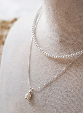 baby珍珠项链akoya马贝女