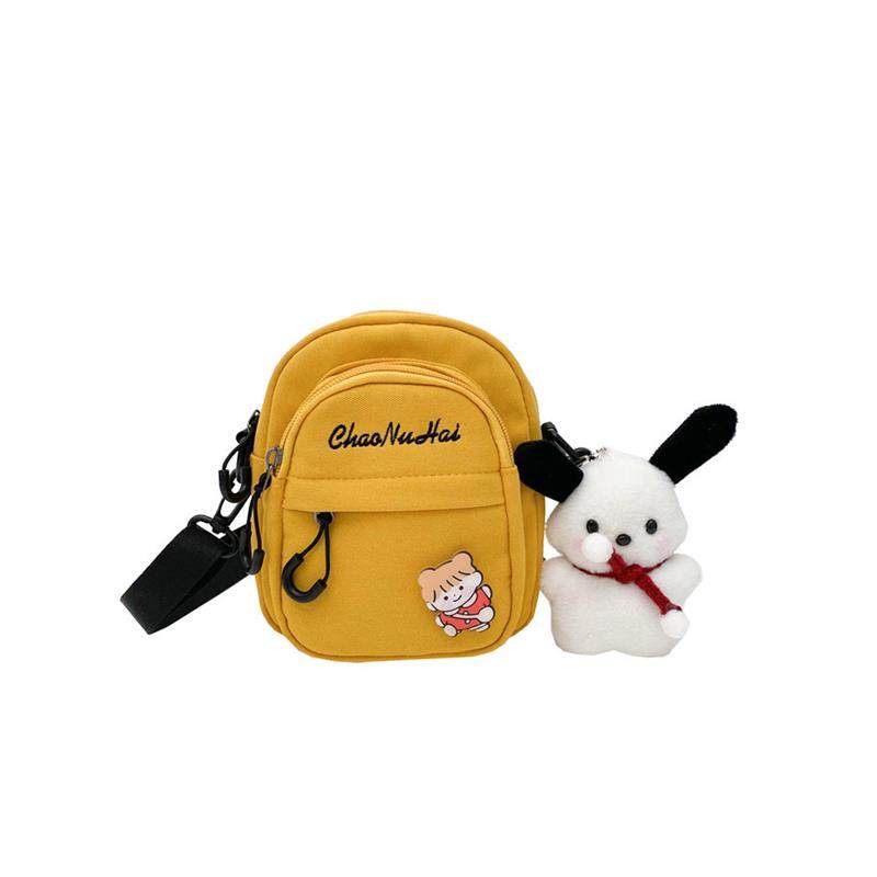 帆布小包包女新款2025潮日系仙女手机包小清新百搭学生休闲斜挎包,淘宝优惠券,粉丝福利购,淘宝优惠卷