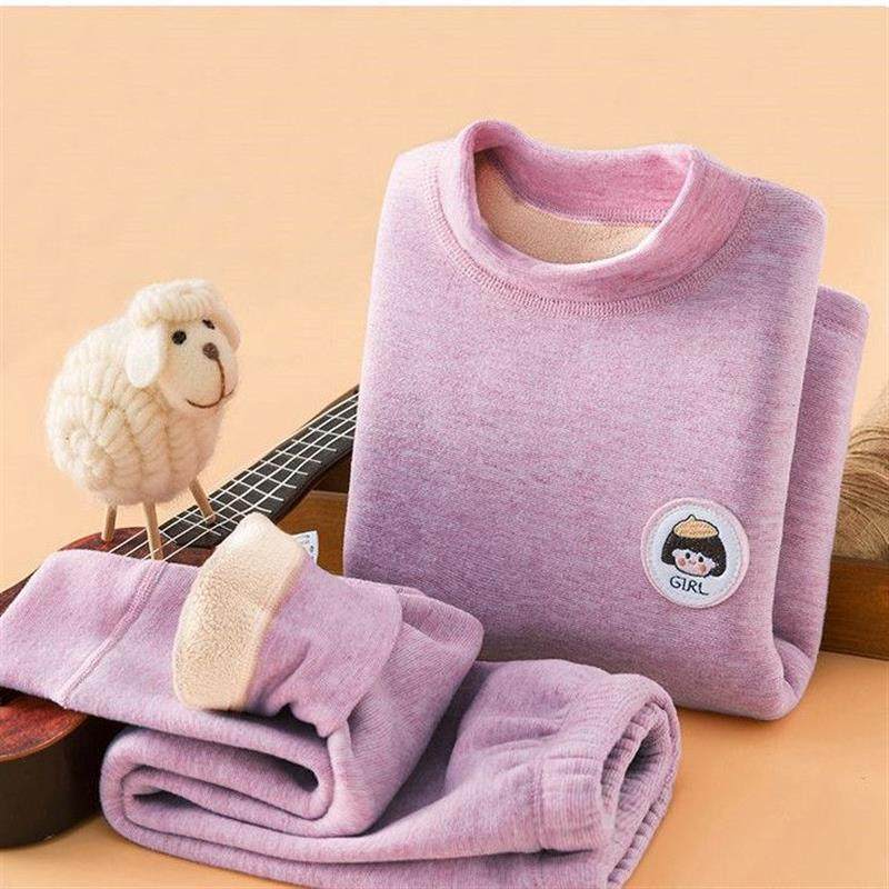 儿童保暖内衣套装加绒加厚打底无骨发热秋衣秋裤冬季男女童家居服,淘宝优惠券,粉丝福利购,淘宝优惠卷