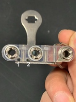 Fencing Sports Equipment Transparent 2 Holes Heavy Sword Bracket Imitation Allstar Co-Design Two Holes Transparent Heavy Bracket