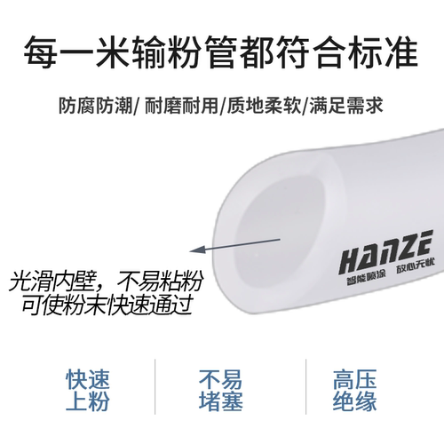 喷塑机专用回收粉管 静电喷涂机配件 塑粉出粉管坚固耐用耐磨 - 图2