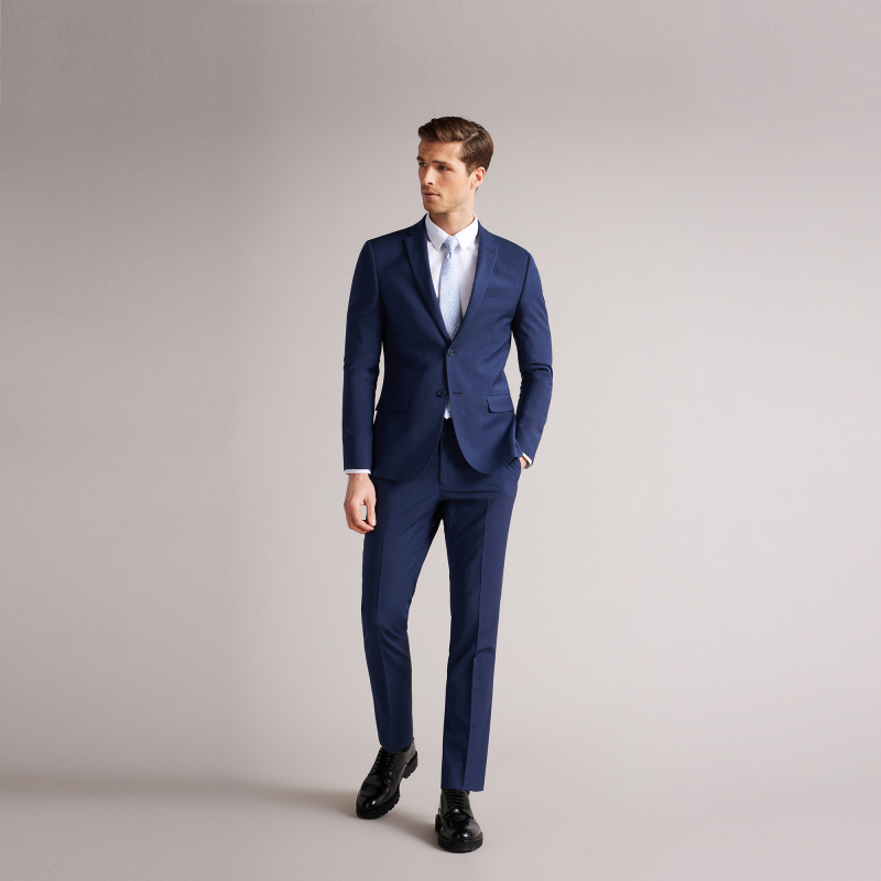 TED BAKER秋冬男士纯色羊毛西服商务正装外套255983-图0