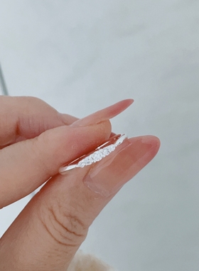 韩系镀18k金闪钻戒指极简百搭时尚ins风约会通勤