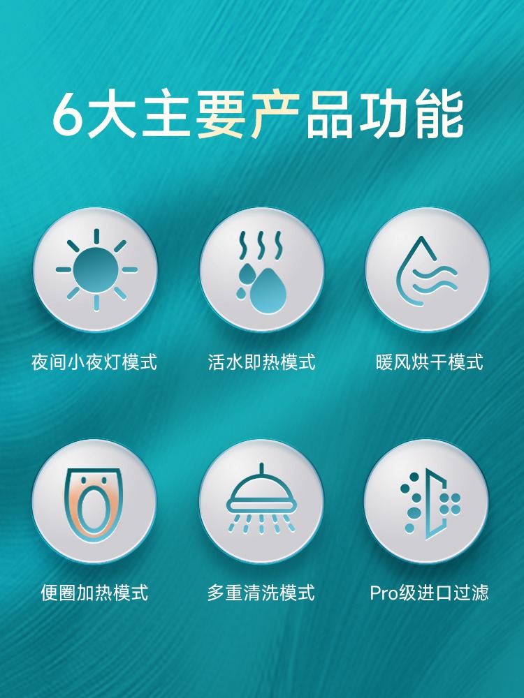 松下智能马桶盖盖板即热全自动家用日本电动坐便器加热冲洗器pro-图0