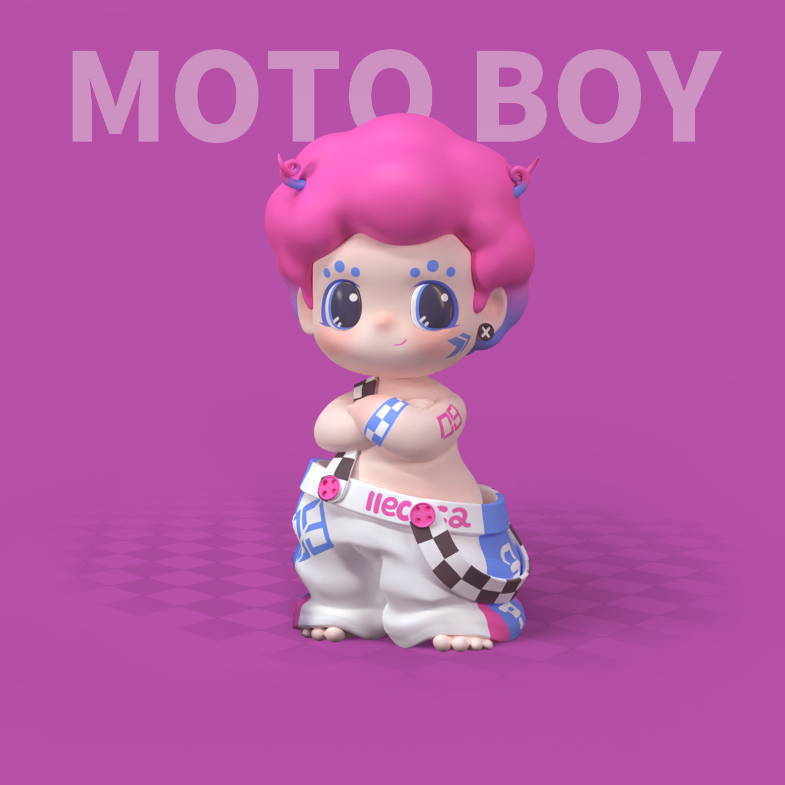 ECTOYS ELK-MOTOBOY青春机车少年赛车潮玩手办摆件潮流玩具礼物-图3