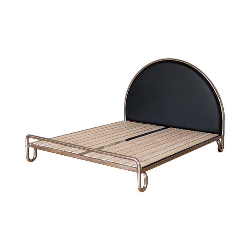 舒梵银河床/环保实木床板不锈钢包豪斯中古极简现代小户型无床头,淘宝优惠券,粉丝福利购,淘宝优惠卷