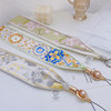 Yujie mobile phone lanyard ice silk scarf fabric